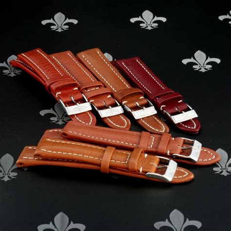 breitling leather wristbands|watch bands for breitling watches.